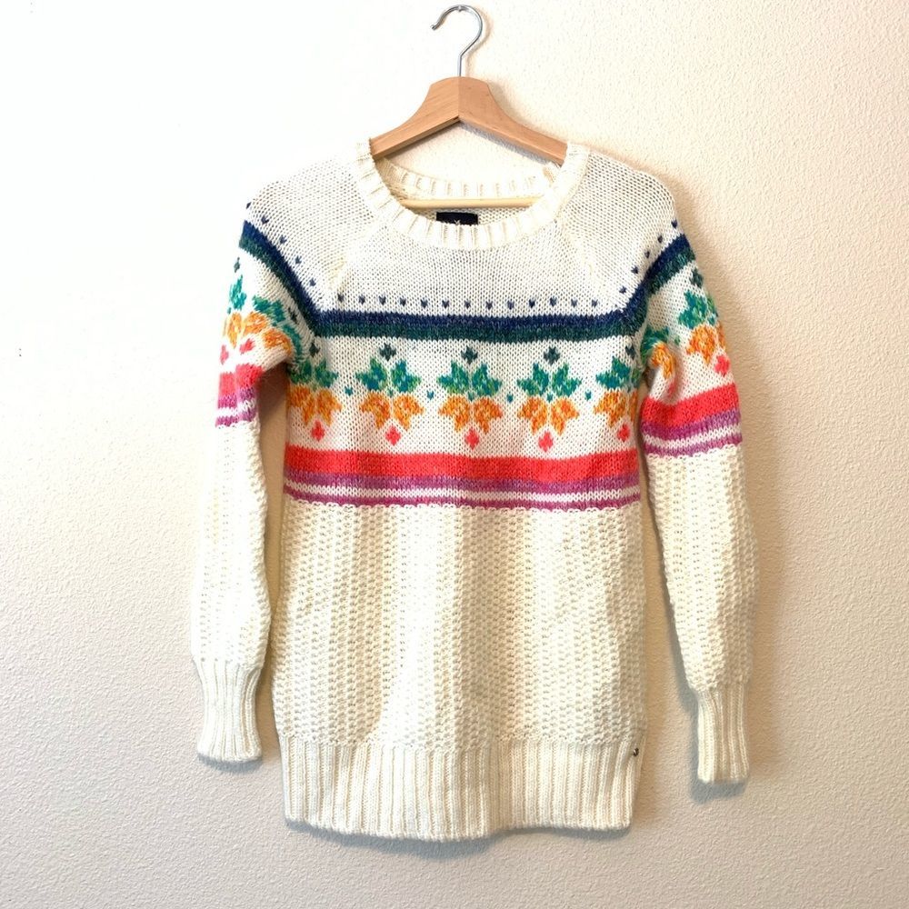 AMERICAN EAGLE Colorful Jeggings Sweater - Picture 1 of 4